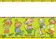 Funny clowns frame. Funny clowns frame.