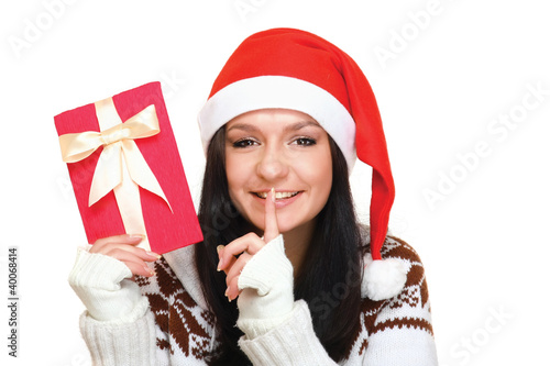 Photo: A very beautiful and sexy woman dresses as a sexy santa A very beautiful and sexy woman dresses as a sexy santa