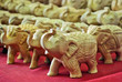 Handcraft wood elephant sculptures Handcraft wood elephant sculptures