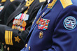 People in military uniform