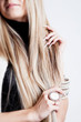 Girl with long hair