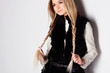 Girl with long hair