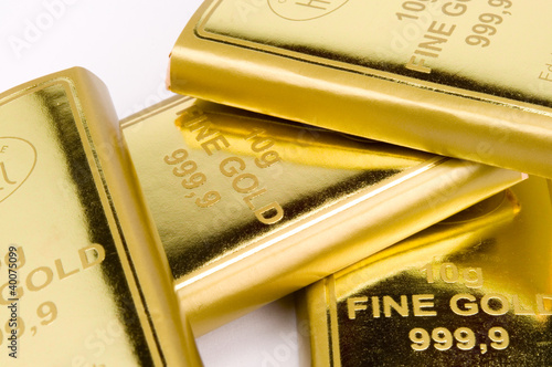Photo: Goldbarren Goldbarren