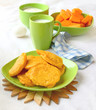 Dietary pancakes from a pumpkin