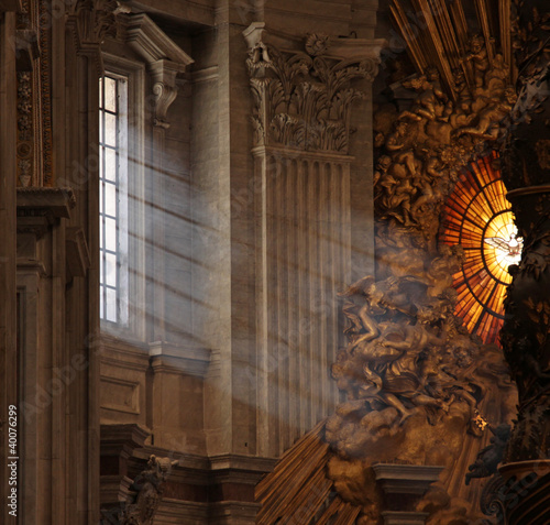 Photo: Rays of Light in St. Peter's Rays of Light in St. Peter's