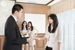 Businesman paying in cash