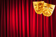 Theatre performance concept with masks