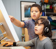Children at the Computer at Home