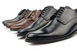 Male shoes in fashion concept Male shoes in fashion concept