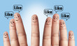 a group of finger and community