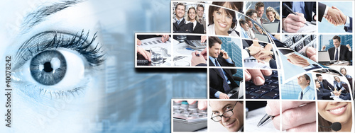 Foto: Business people team collage. Business people team collage.