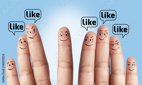Photo: a group of finger and community a group of finger and community