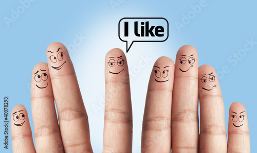 Photo: a group of finger and community a group of finger and community