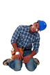 Builder drowsy following accident