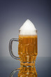 Beer glass on the table Beer glass on the table
