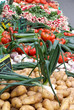 étalage fruit et légume du marché