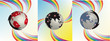 Illustration  original globe elements-spheres