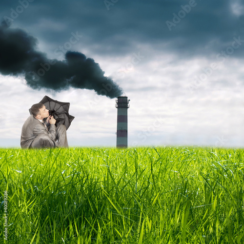 Photo: The ecology concept The ecology concept