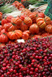 étalage fruit et légume du marché