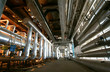 Industrial zone, Steel pipelines and valves Industrial zone, Steel pipelines and valves