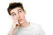 young man thinking