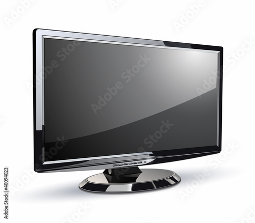 Vector: monitor tv monitor tv