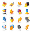 Icons for business and finance Icons for business and finance