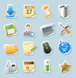 Sticker icons for signs and interface Sticker icons for signs and interface