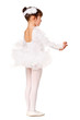 Little girl in the dance pose Little girl in the dance pose