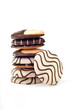 stack of cookies isolated