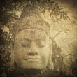 Head of gate guardian, Angkor, Cambodia Head of gate guardian, Angkor, Cambodia