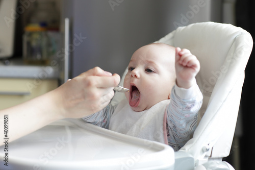 Photo: Eating baby boy Eating baby boy