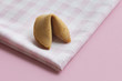 Fortune cookie on a napkin