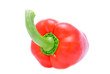 sweet bell pepper isolated on white background