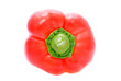 sweet bell pepper isolated on white background