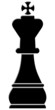 Schachfigur - König