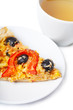 A slice of pizza