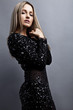 Young sensual & beauty woman in a fashionable dress.