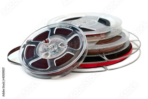 Photo: Reels of audio tape Reels of audio tape