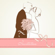 Bride and Groom. Wedding Background