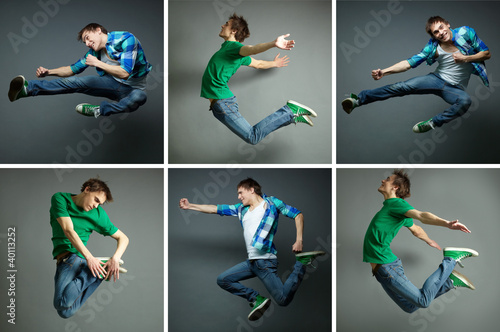 Photo: Man in jump Man in jump