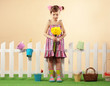Child with flowers