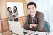 Asian businessman in the office