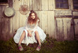 Lonely bride at one with their life problems