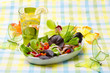 .Fitness-Salat mit dressing .Fitness-Salat mit dressing