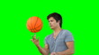 Video: Man spinning a basketball Man spinning a basketball