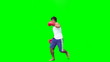 Video: Boxer performing an air kick Boxer performing an air kick