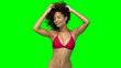 Video: A woman with waving hair A woman with waving hair