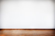 Photo: empty room with wooden parquet empty room with wooden parquet