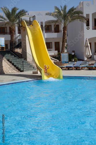 Photo: down on slide down on slide